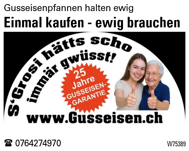 Einmal kaufen - ewig brauchen