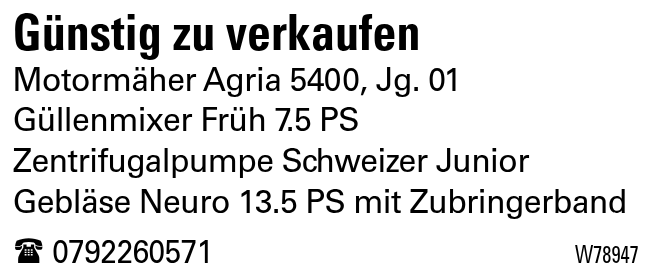 Günstig zu verkaufen