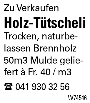Holz-Tütscheli