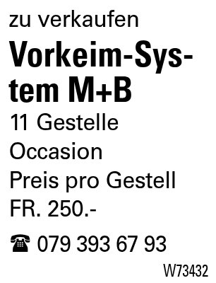 Vorkeim-System M+B