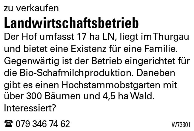 Landwirtschaftsbetrieb
