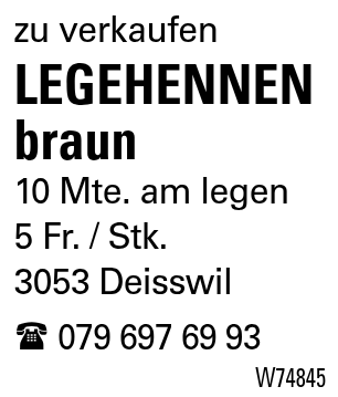 LEGEHENNEN braun